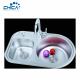 Double Bowl Kitchen Sink Press Kitchen Sink Stainless Steel Kitchen Sink With Faucet