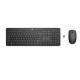 HP 235 Computer Accessories Wireless Keyboard and Mouse Combo 2.4Ghz Operation Style