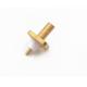 Gold Plated  Waterproof Coaxial Connector Smb Antenna Connector With Four Holes Flange Mounting