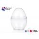 Disposable Plastic Dessert Cup Dia 7.4Cm And Height 10Cm Egg Shape Container