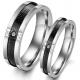 Tagor Jewelry Super Fashion 316L Stainless Steel couple Ring TYGR109