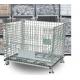 Silver Heavy Duty 800kg Mesh Storage Baskets Stackable Wire