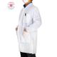 Hospital Doctors Disposable Lab Coat Chemistry Lab Uniform Custom Logo