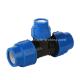 PP Compression Fittings PP Reducing Tee for 16mm to 110mm 1/2 to 4 Complete Size