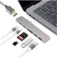 USB 3.1 Type C Hub Dual type-C USB-C HUBs Card Reader Special for Apple Macbook Pro with Thunderbolt 3