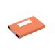 Debossing Name Card Holder Magnetic Closure Zinc Alloy Pu Leather Card Holder