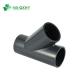 Round Head Code 1.6MPa UPVC PVC DIN GB Y Type Equal Pipe Fittings Tee for Water Supply