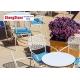 Cafe Outdoor Moistureproof Compact HPL Panels Table Decorative Easy To Clean