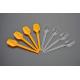 15 cm disposable spoon hard plastic scoop of ice cream scoop in clear or yellow color