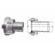2.5 Inch Aluminium Fire Hose Couplings OEM / ODM Fire Hydrant Adapter