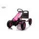 5KM/H 5 Year Old Pink Pedal Go Kart 11.7KG With Four Inflatable Wheels