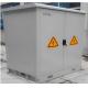 Double Wall Steel Outdoor Battery Cabinet IP55 Base Station Closure 3 Battery Shelves