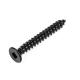 Metric Wooden Construction 410 Stainless Steel Flat Head Black Wood Screws for Wood Ceiling Partition
