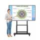 Aluminum Edging Black Digital Interactive Smart Whiteboard For Classroom
