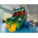 New Design Inflatable Slide Frog Figure Inflatable High Double Slides Dry Slide For Kids And Adults