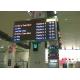 Light Weight Passenger Message Sign Boards , Programmable Led Display For Station Entrance