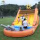 Commercial Double Lane Inflatable Water Slides With Pool For Kids Water Slide Inflatable