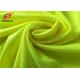 High Visibility Polyester Fluorescent Mesh Material Fabric , Elastic Mesh For Vests
