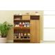Living Room Furniture Particle Board Shoe Rack With Wooden Drawer Slides High Grade