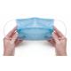 FDA Licensed 3 Ply Disposable Face Mask Anti Bacterial  9.5 X 17.5cm For Adults
