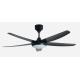 56 Inch Modern LED Ceiling Fan DC Motor remote control with light for living room