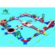 Colorful Blow Up Water Parks / Outdoor Inflatable Water Park For Kids