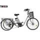 TM-BGL-ET02 Three Wheel Electric Bike , Rechargeable Electric Bicycle With