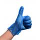 Anti Oil Disposable Vinyl Gloves For Foodservice Customized Color Blue / Black