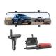 10 Touch Screen IP69K Wireless Rear View Mirror Car Charger Receiver