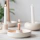 Nordic Decorative Table Dinning Porcelain Ceramic Candlestick