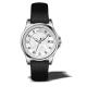 5ATM stainless steel  round case genuine leather strap watches for ladies ,luxury ladies wrist vogue watch