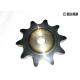C45 Steel ANSI Standard Plate Wheel Sprockets 10A10T With Heat Treatment