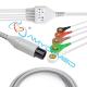TPU ECG Cables And Leadwires 90cm Compatible Mindray GOLDWAY Spacelabs