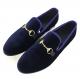 OEM Design Suede Leather Mens Black Flat Shoes Lace Up Materials Comfortale