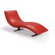 Red Outdoor Lounge Chairs Leather For Home And Office Use