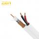75 Ohm ETL CM RG59/U CCTV Coaxial Cable 20 AWG BC + 18 AWG CCA Power Siamese Cable