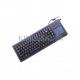 Rugged Plastic Industrial Keyboard With Function Keys And Integrated Touchpad