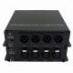 Black Audio to Fiber Converter Suitable for Humidity 10-90% Non-condensing Environments