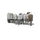 Customized 4 Vessel Brewhouse Stainless Steel Material 316 For Various Beer Brewery