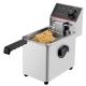 Single Electric Potato Fryer with 220V-240V Voltage and Convenient Size 215*380*310mm