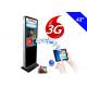 Indoor 3G Digital Signage Wifi Free Standing Kiosk LCD Advertising Screen