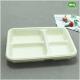 Disposable 4-Compartments Corn Starch Bioplasitc Meal Tray,Manufacturers Hot Selling Custom Takeaway Food Container