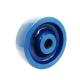 5 Inch Polyurethane Wheel Blue PU Heavy Duty Industrial Trolley Wheel Casters