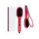 Electric Hair Straightener Brush Comb Plastic 45W For Home / Hotel