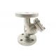 Water Pump Y Type Strainer Stainless Steel Material Double Flange Ends