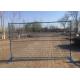 CE PCV Coated 6x10ft Temporary Site Fencing For Construction
