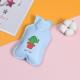 Mini cute explosion proof PVC warm hand bag water filled cartoon calico hot water bag for outdoor warmth