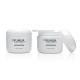 White 50g PP Plastic Cream Jar Skincare Packaging Containers With Mushroom Lid