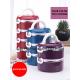 Tableware for adults and kids coloured 3 layers round stainless steel 304 lunch box tableware food container with lids
