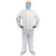 Tuv Personal Chemical Disposable Chemical Suit , White Disposable Overalls